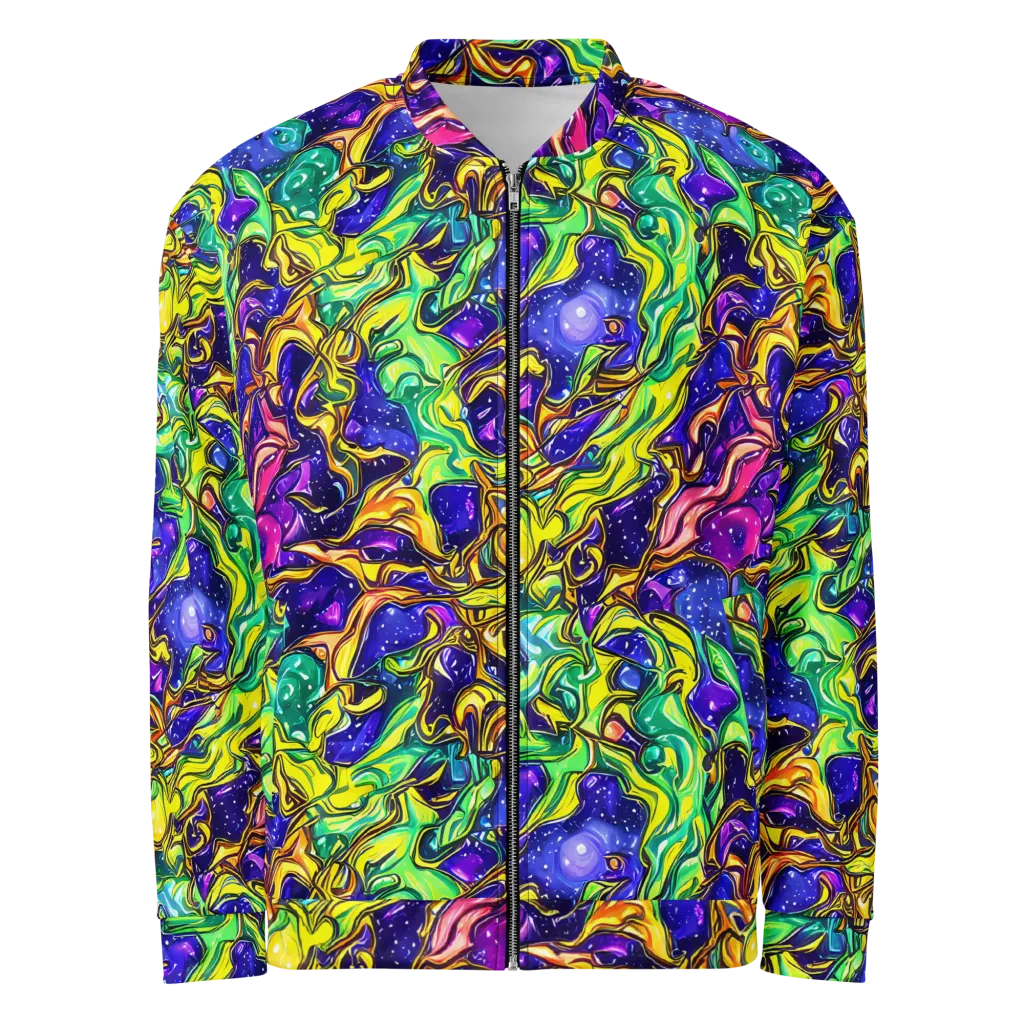 Marigold Stardrift on Bomber Jacket — Front
