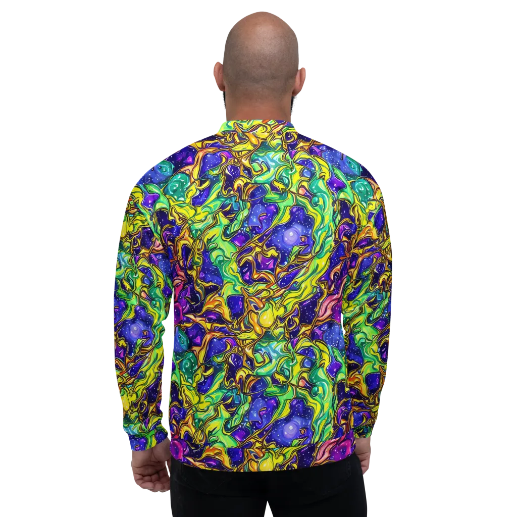 Marigold Stardrift on Bomber Jacket — Back