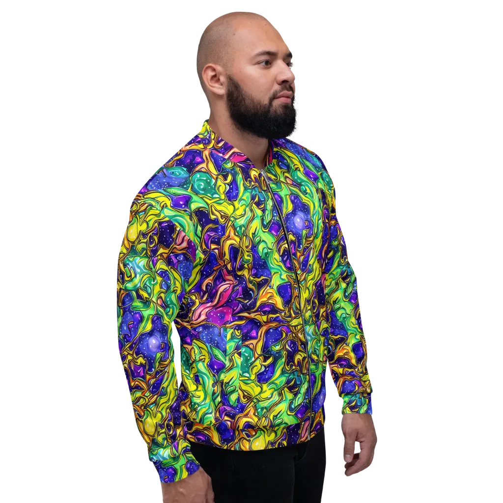 Marigold Stardrift on Bomber Jacket — Right