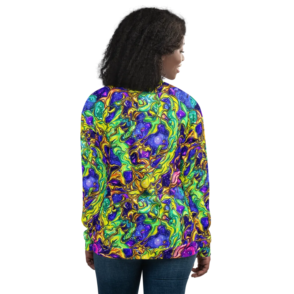 Marigold Stardrift on Bomber Jacket — Back