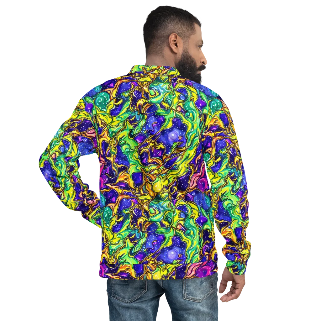 Marigold Stardrift on Bomber Jacket — Back