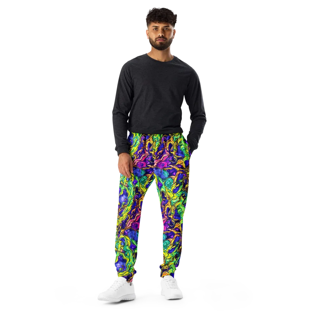 Marigold Stardrift on Men's Joggers — Front