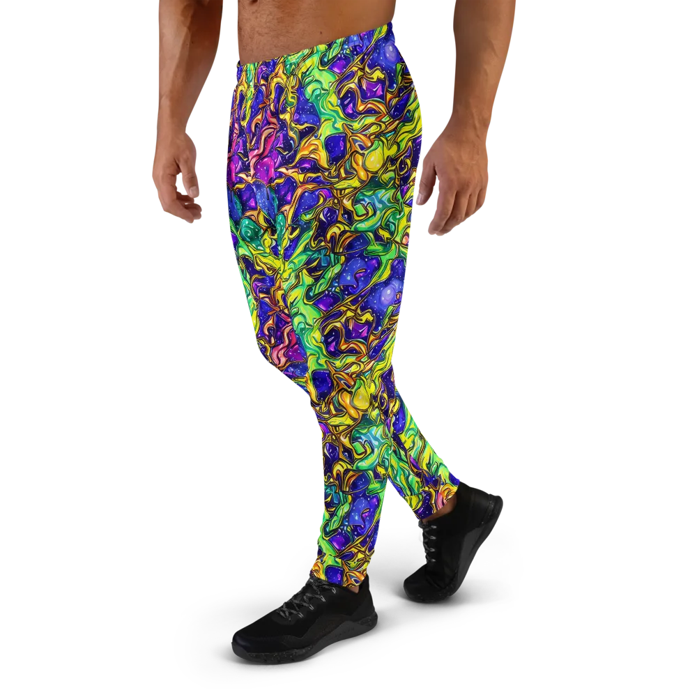 Marigold Stardrift on Men's Joggers — Left