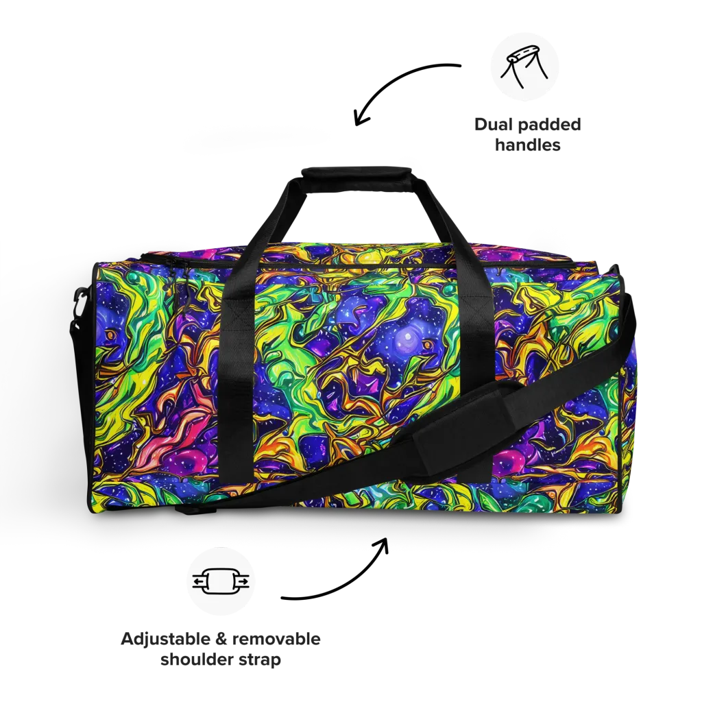 Marigold Stardrift on Duffle Bag — Front