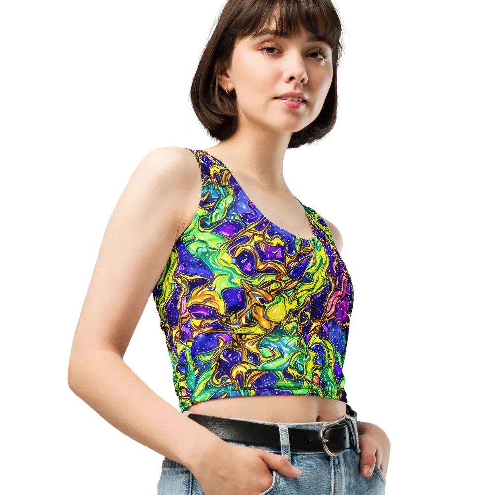 Marigold Stardrift on Crop Top — Right Front