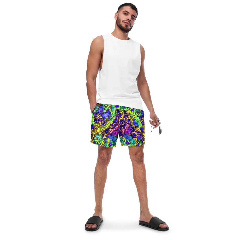 Marigold Stardrift on Swim Trunks — Front