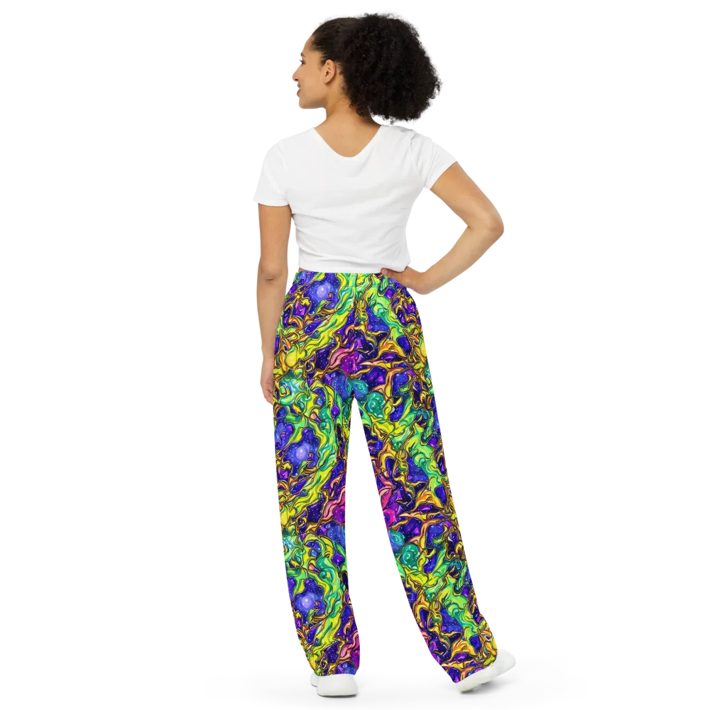 Marigold Stardrift on Wide-Leg Pants — Back