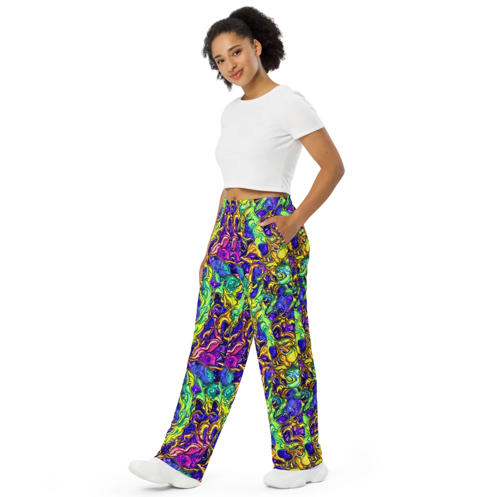Marigold Stardrift on Wide-Leg Pants — Left Front