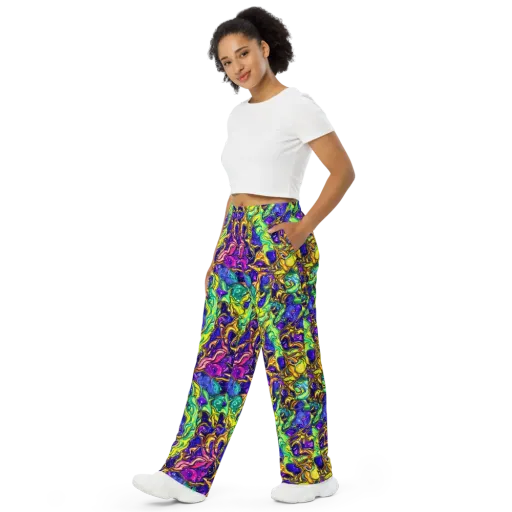 Marigold Stardrift on a Wide-Leg Pants