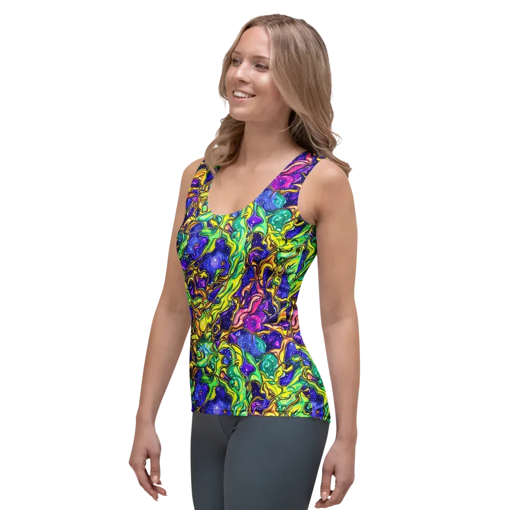 Marigold Stardrift on Women's Tank Top — Left Front