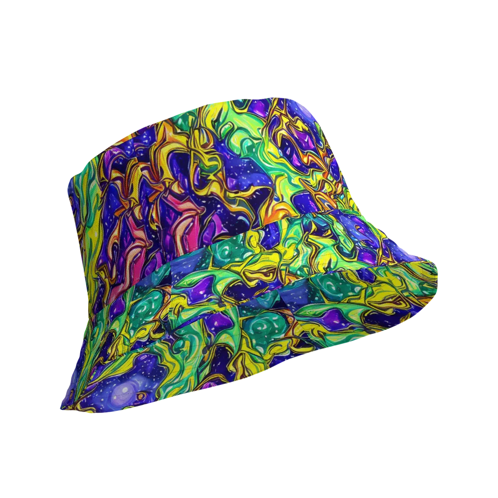 Marigold Stardrift on Reversible Bucket Hat — Product details Outside