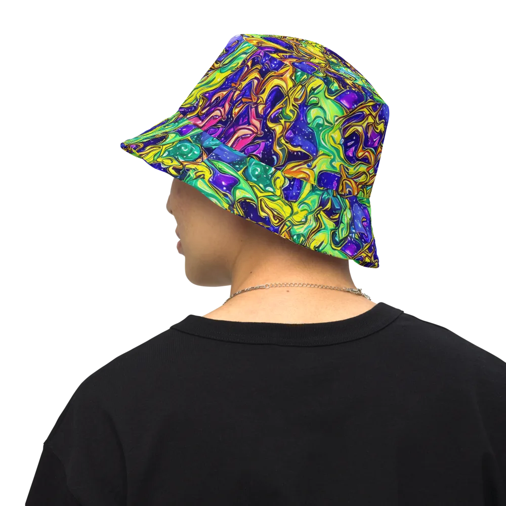 Marigold Stardrift on Reversible Bucket Hat — Back Inside