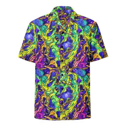 Marigold Stardrift on a Button Shirt