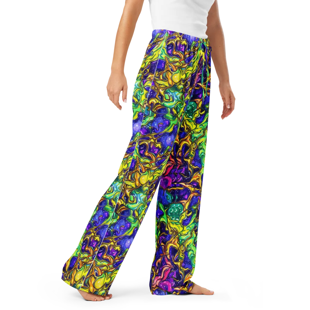 Marigold Stardrift on Women's Pajama Pants — Right Front