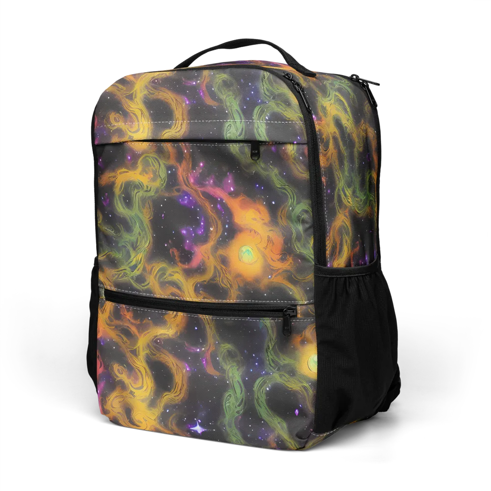 The Starry Crucible on Utility Backpack — Left Front