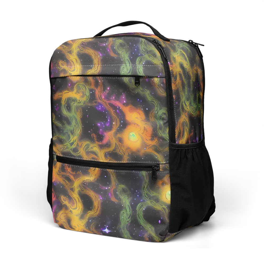 The Starry Crucible on Utility Backpack — Left Front