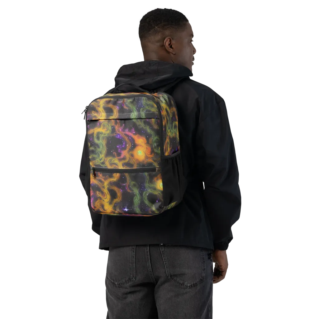 The Starry Crucible on Utility Backpack — Back