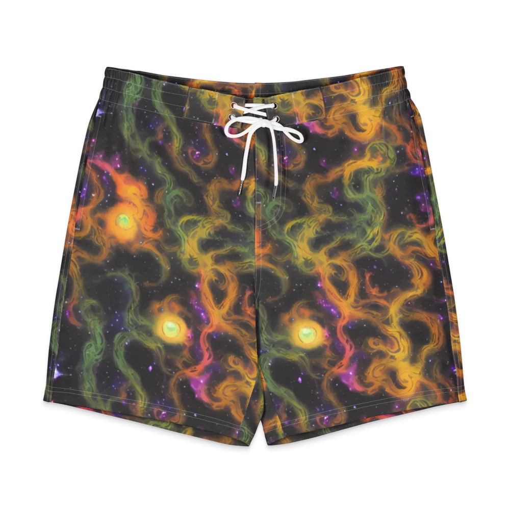 The Starry Crucible on Men's Board Shorts — Front