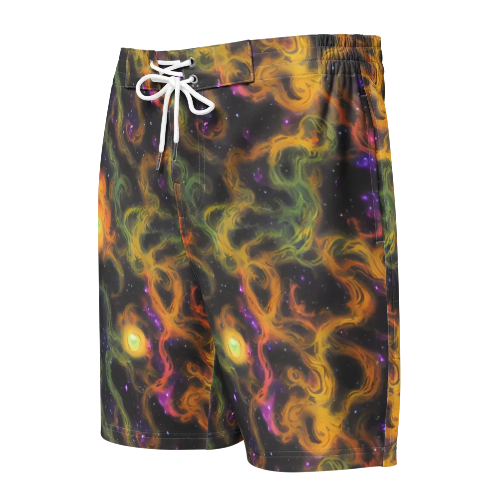 The Starry Crucible on Men's Board Shorts — Front