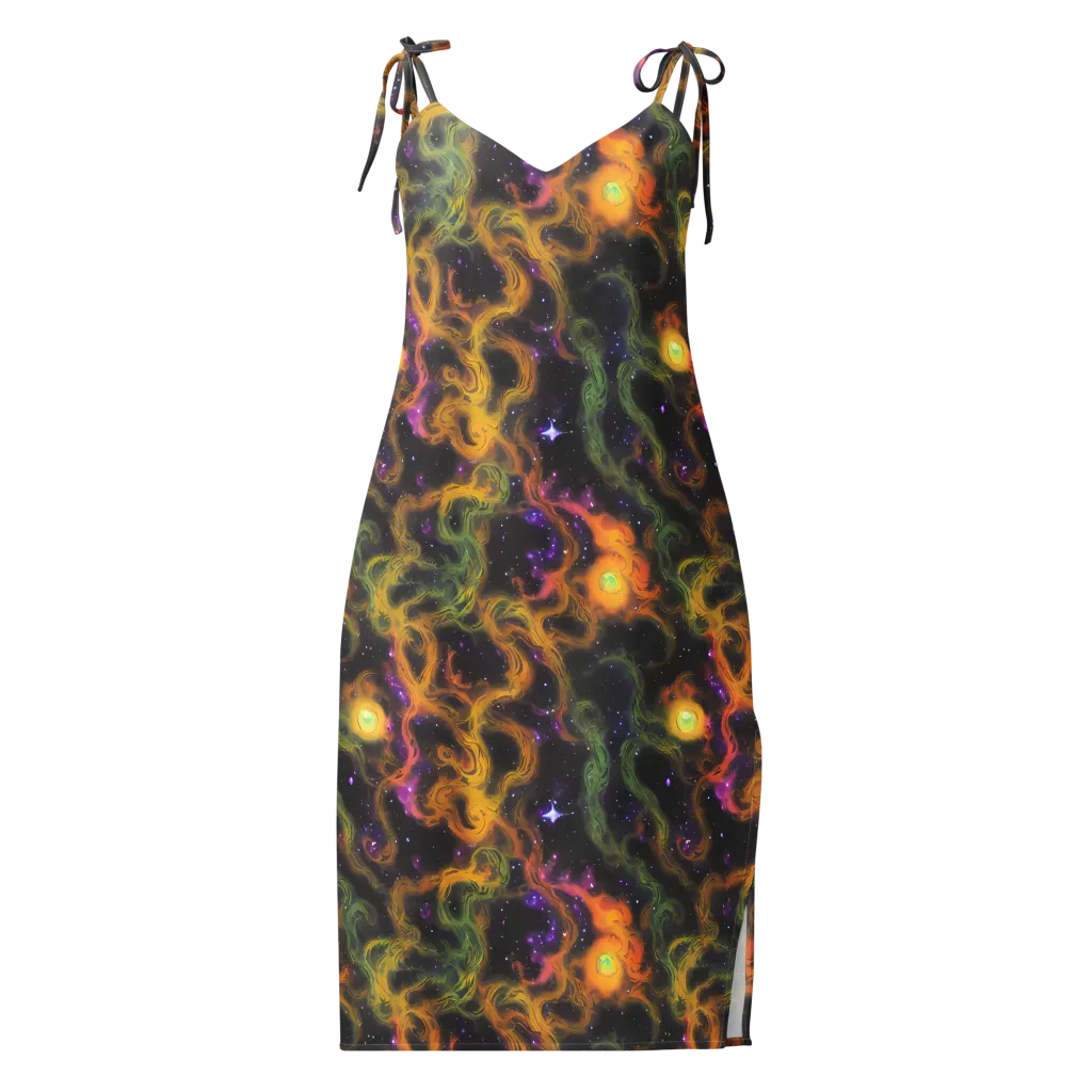 The Starry Crucible on Slip Dress — Front
