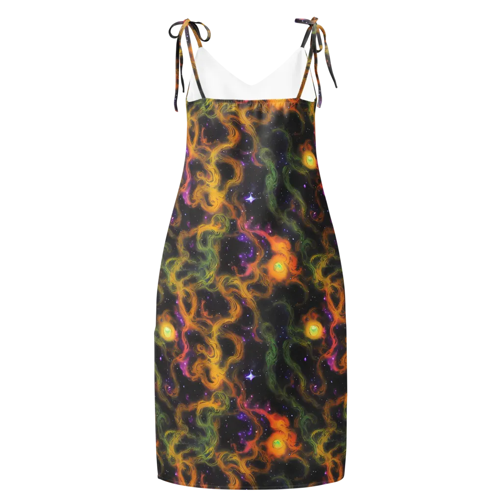 The Starry Crucible on Slip Dress — Back