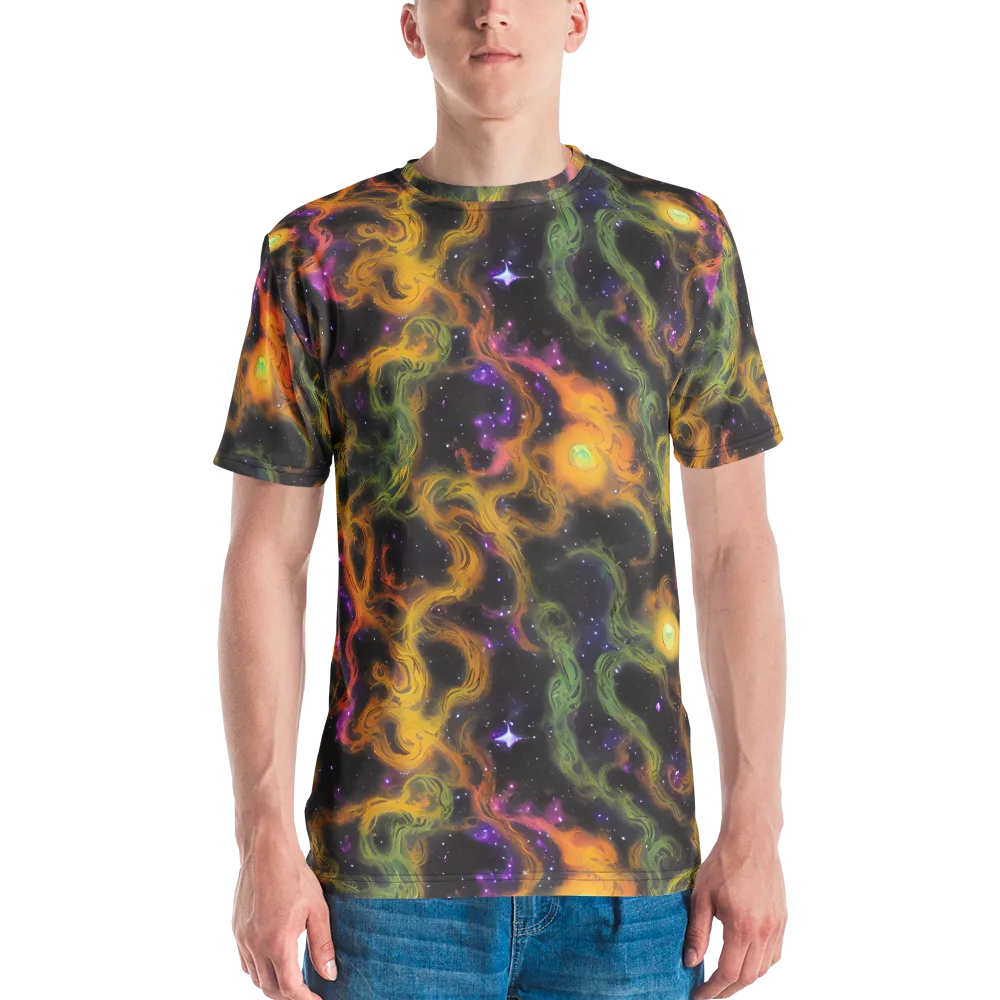 The Starry Crucible on Men's Crew Neck T-Shirt — Front