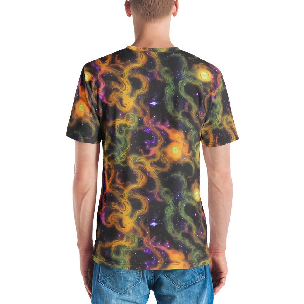 The Starry Crucible on Men's Crew Neck T-Shirt — Back