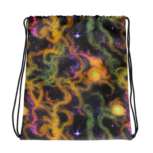The Starry Crucible on a Drawstring Bag