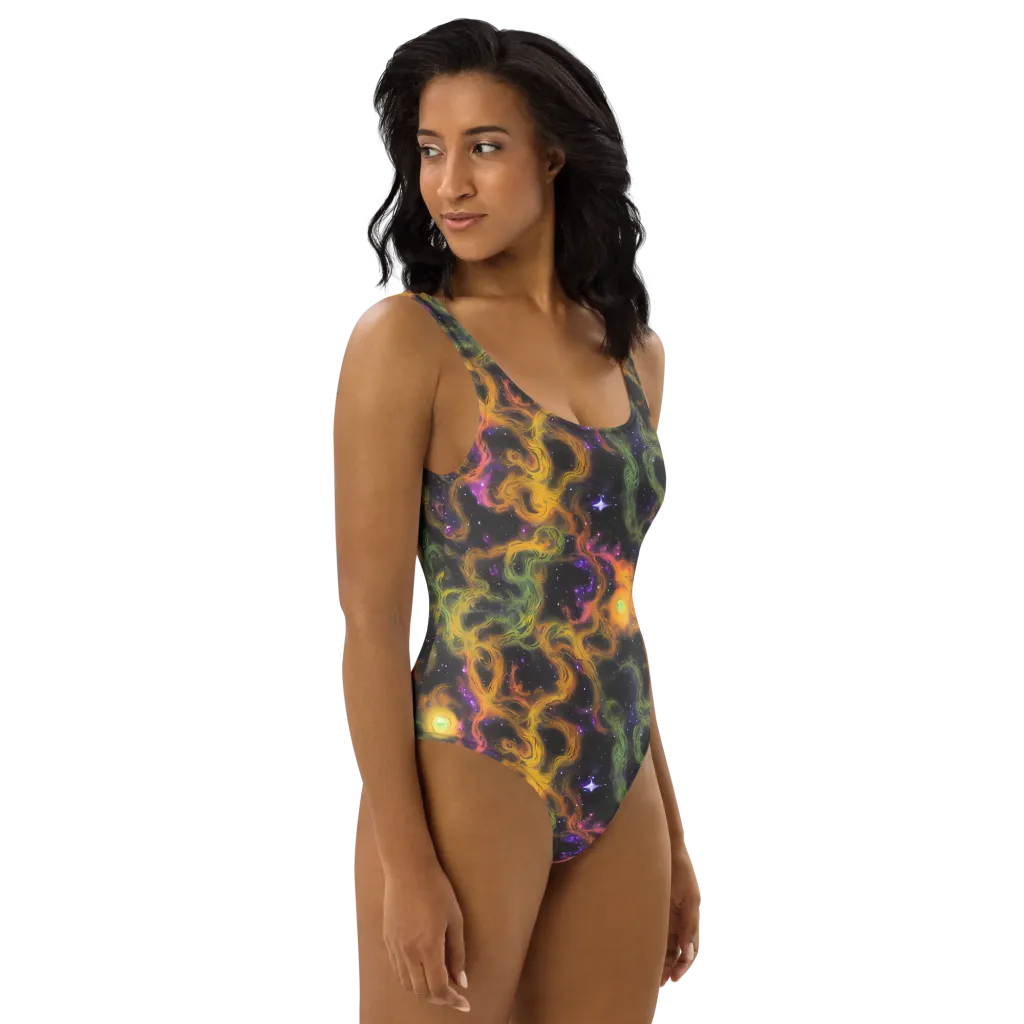 The Starry Crucible on One-Piece Swimsuit — Right