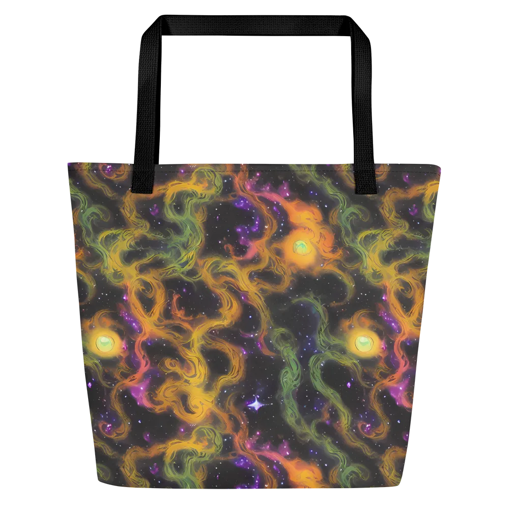 The Starry Crucible on Large Tote Bag W/ Pocket — Front