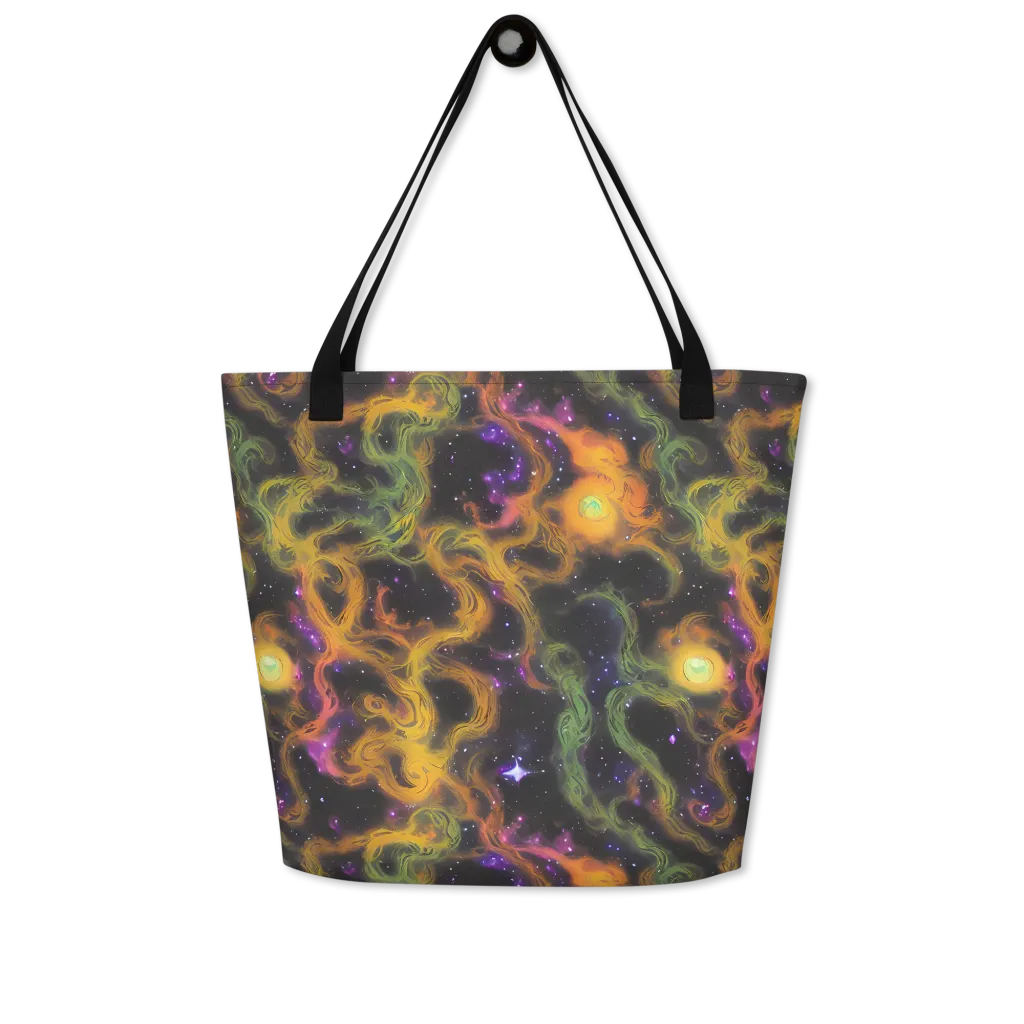 The Starry Crucible on Large Tote Bag W/ Pocket — Front