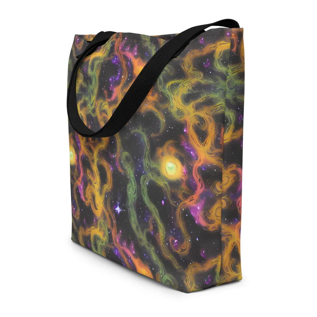 The Starry Crucible on Large Tote Bag W/ Pocket — Front