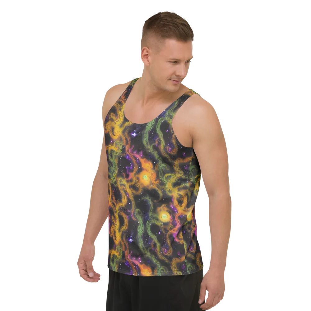 The Starry Crucible on Men's Tank Top — Left Front