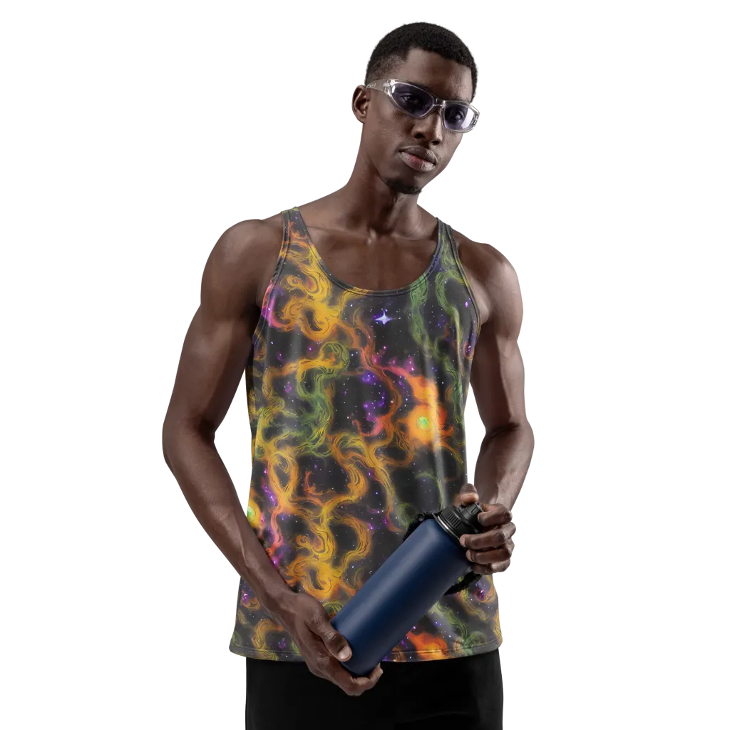 The Starry Crucible on Men's Tank Top — Front