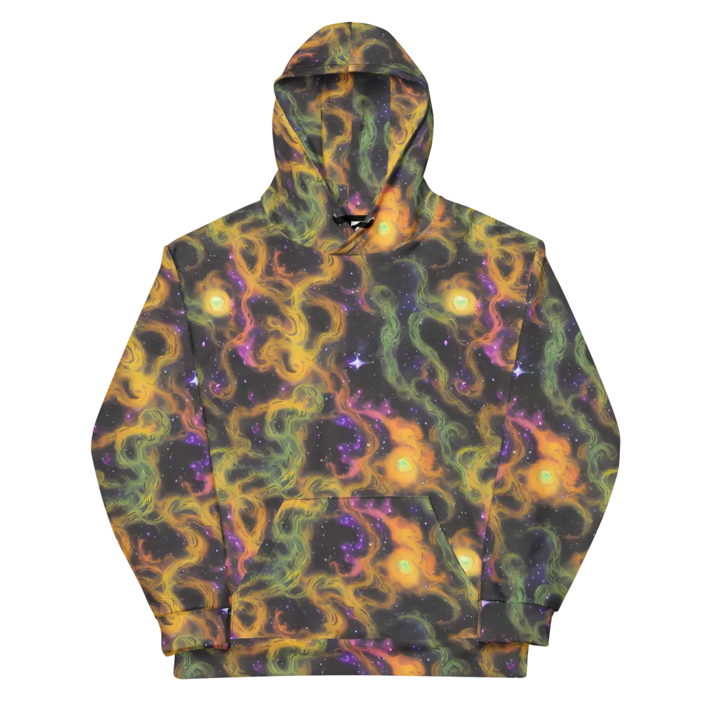 The Starry Crucible on Cotton Hoodie — Front