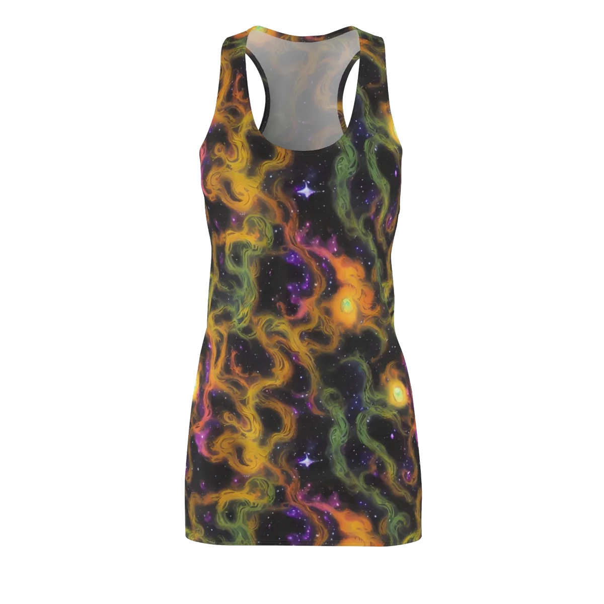 The Starry Crucible on Racerback Dress — Front