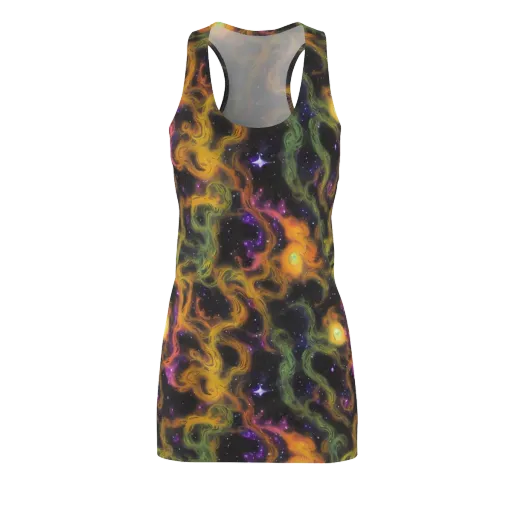 The Starry Crucible on a Racerback Dress