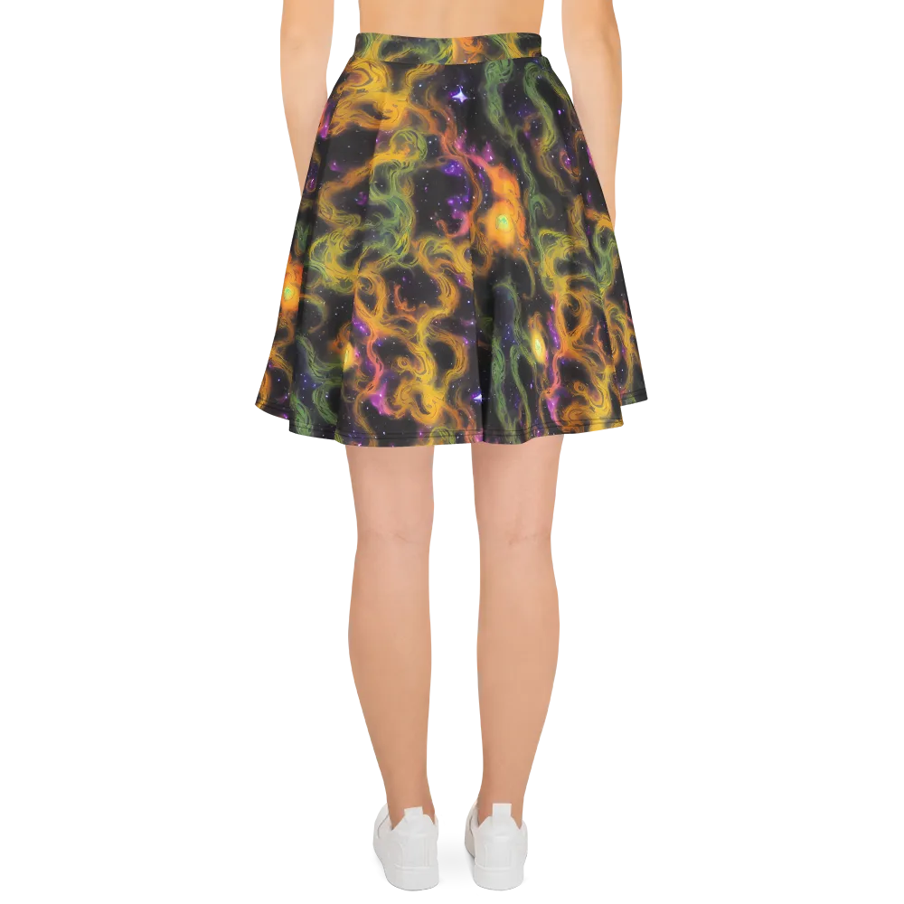 The Starry Crucible on Skater Skirt — Back