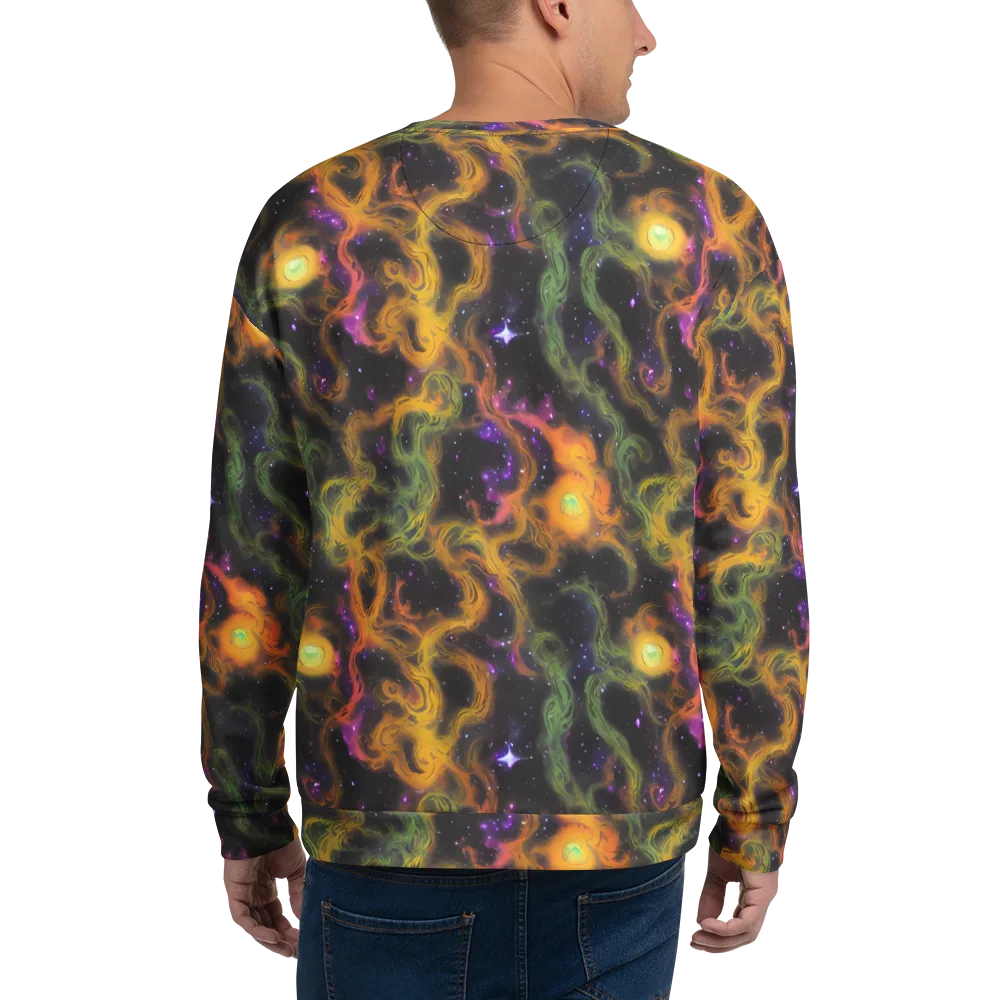 The Starry Crucible on Sweatshirt — Back