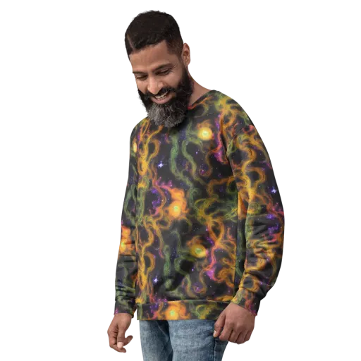 The Starry Crucible on a Sweatshirt