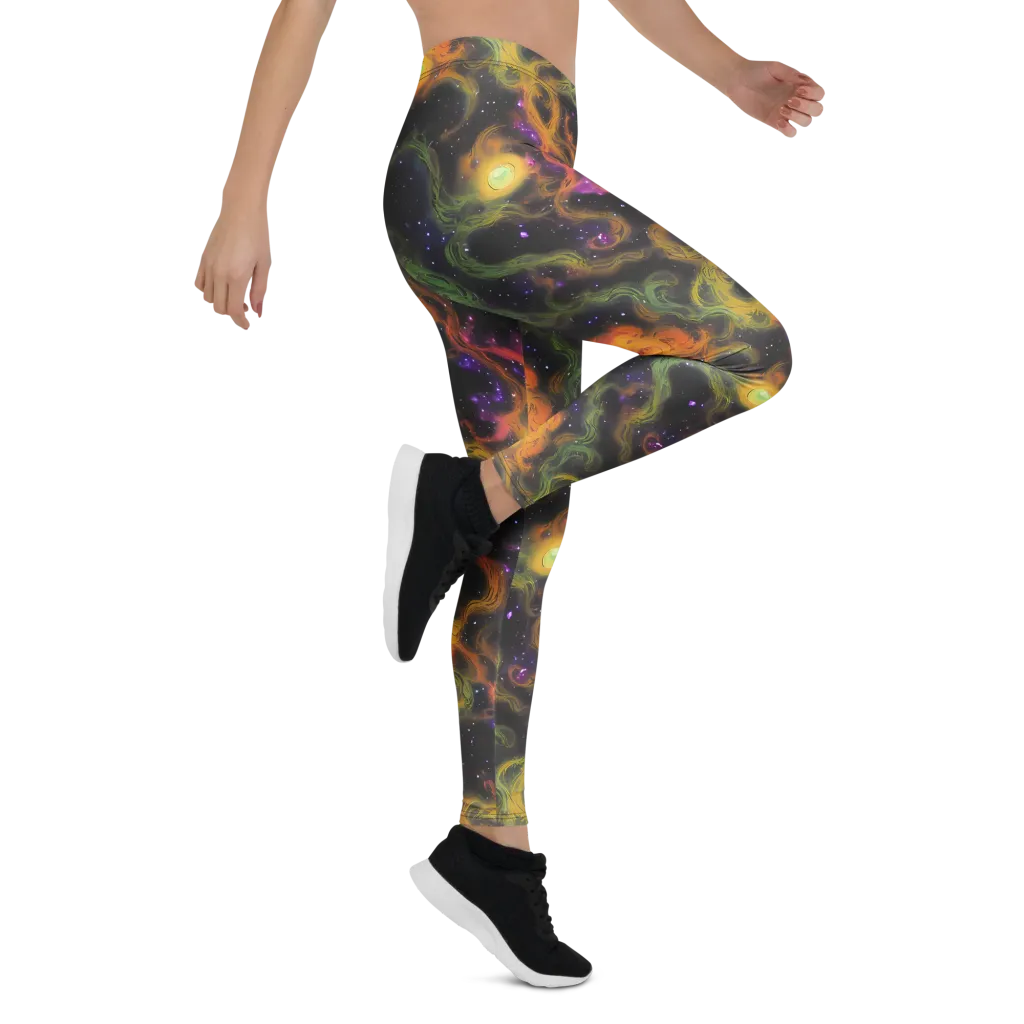 The Starry Crucible on Leggings — Right