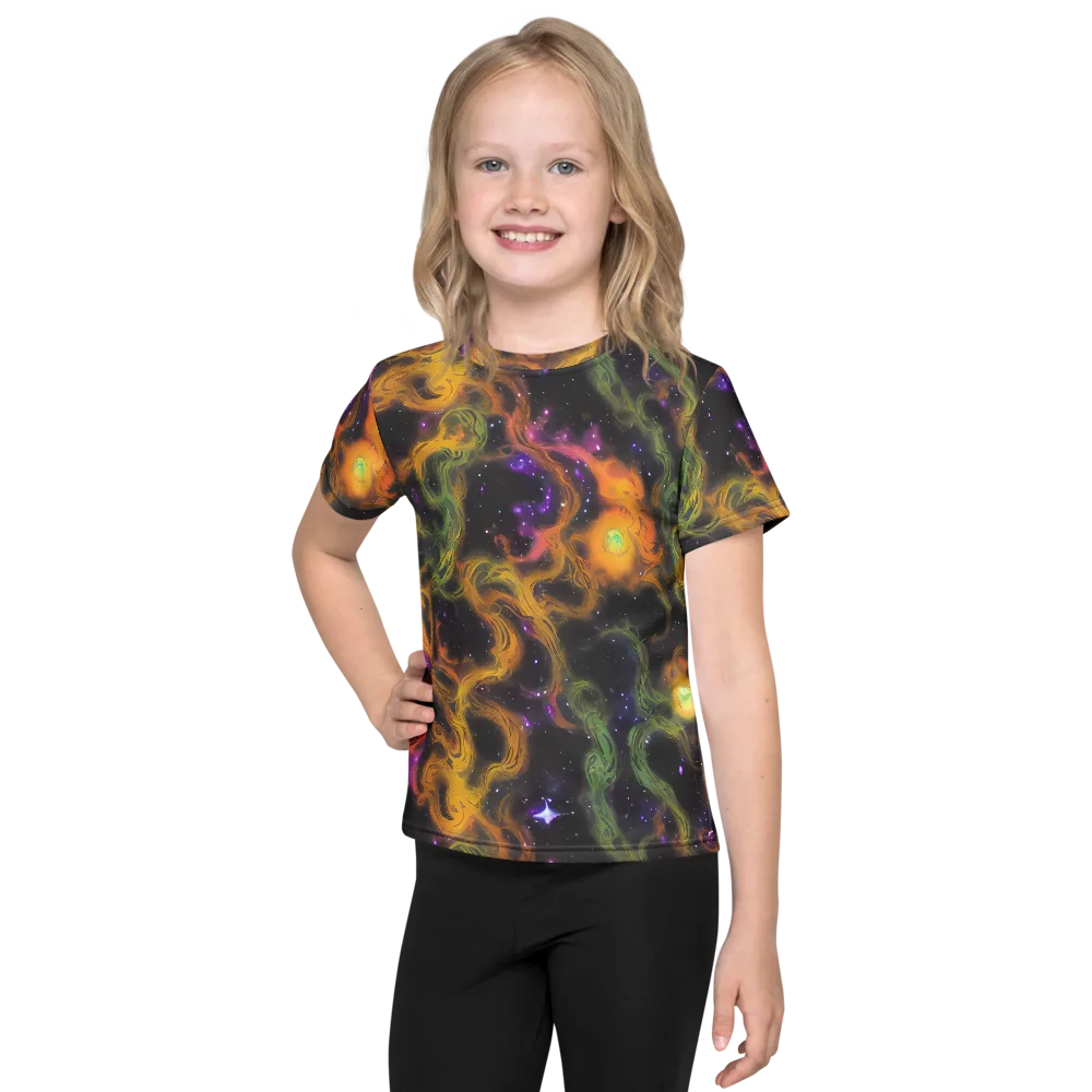 The Starry Crucible on Kids Crew Neck T-Shirt — Front