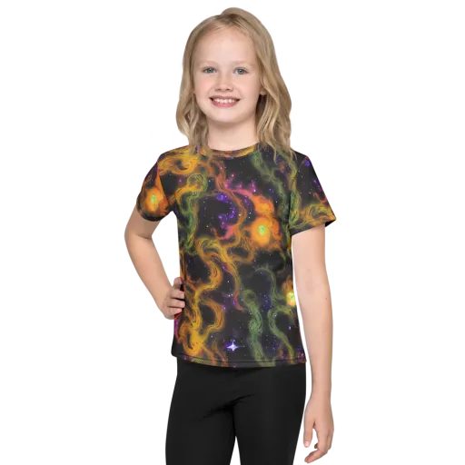 The Starry Crucible on a Kids Crew Neck T-Shirt