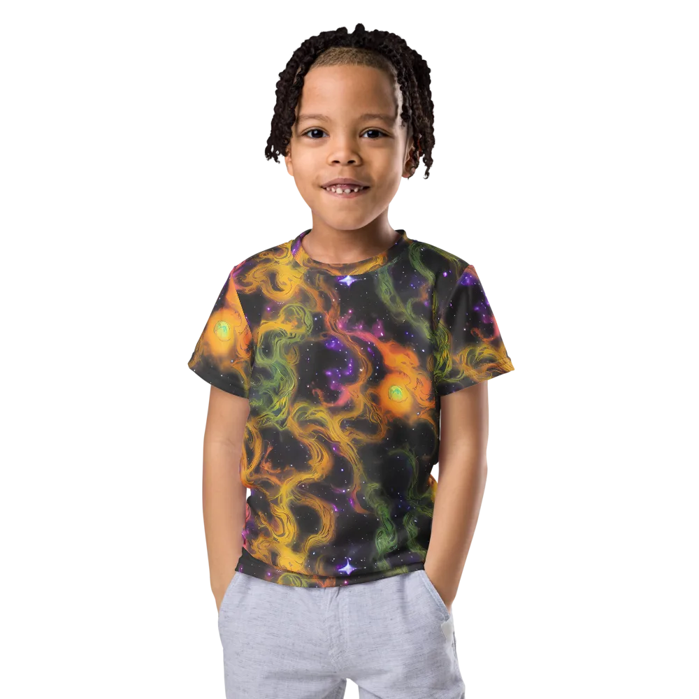 The Starry Crucible on Kids Crew Neck T-Shirt — Front