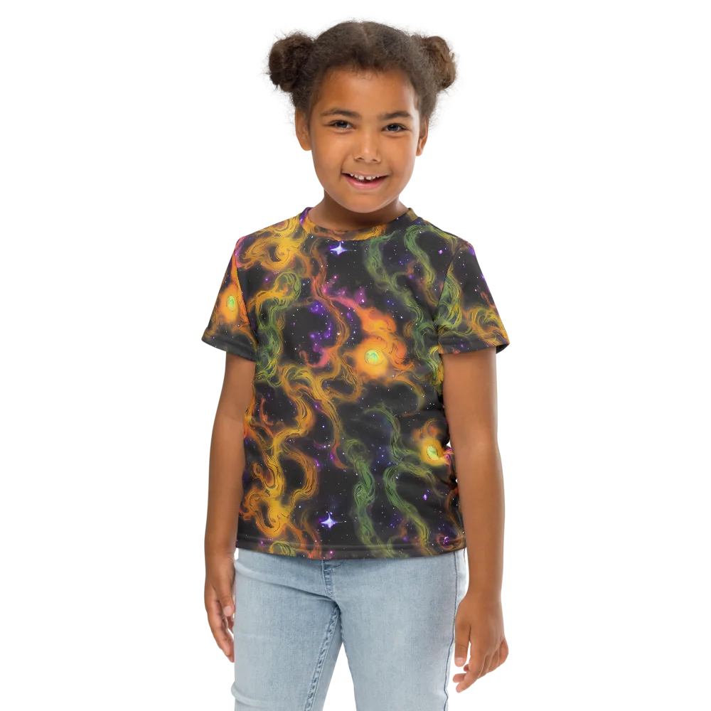 The Starry Crucible on Kids Crew Neck T-Shirt — Front