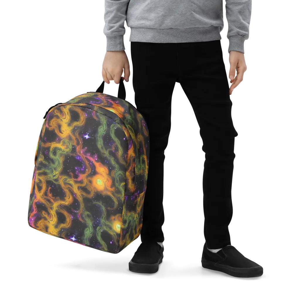 The Starry Crucible on Minimalist Backpack — Zoomed-in