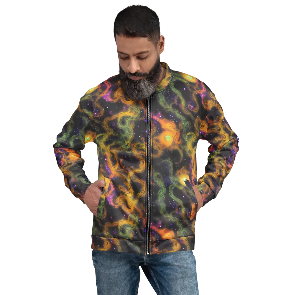 The Starry Crucible on Bomber Jacket — Front