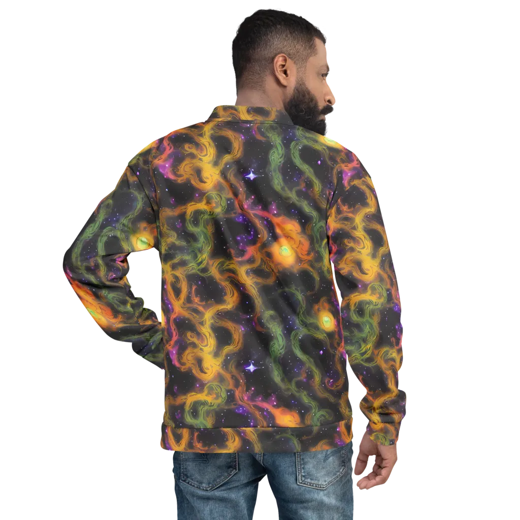 The Starry Crucible on Bomber Jacket — Back