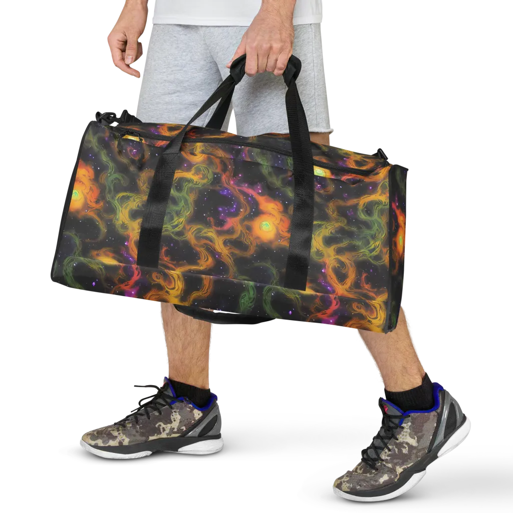 The Starry Crucible on Duffle Bag — Front