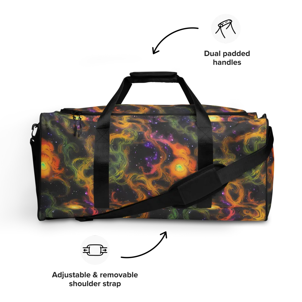 The Starry Crucible on Duffle Bag — Front